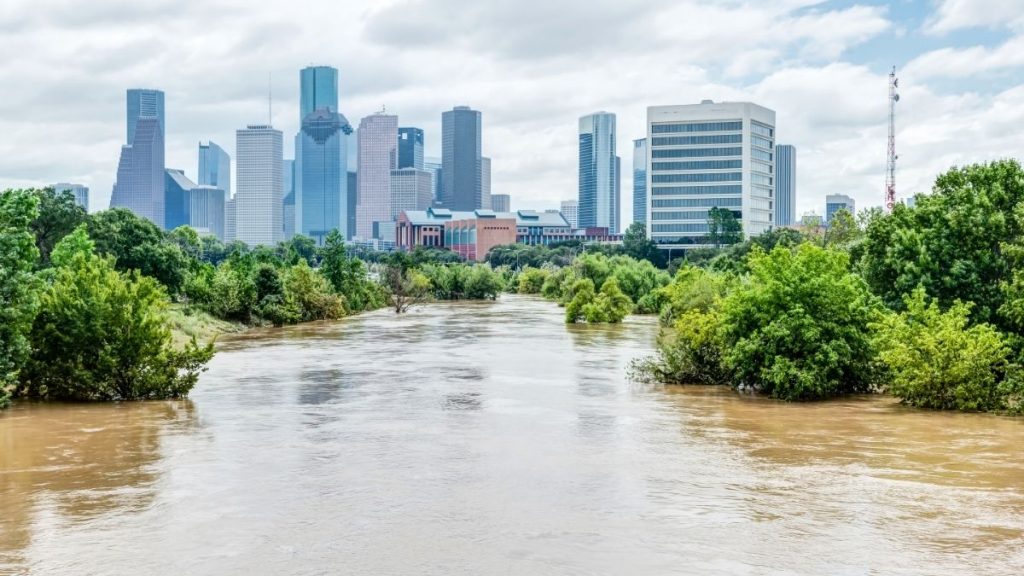 hurricane harvey flood water devistation