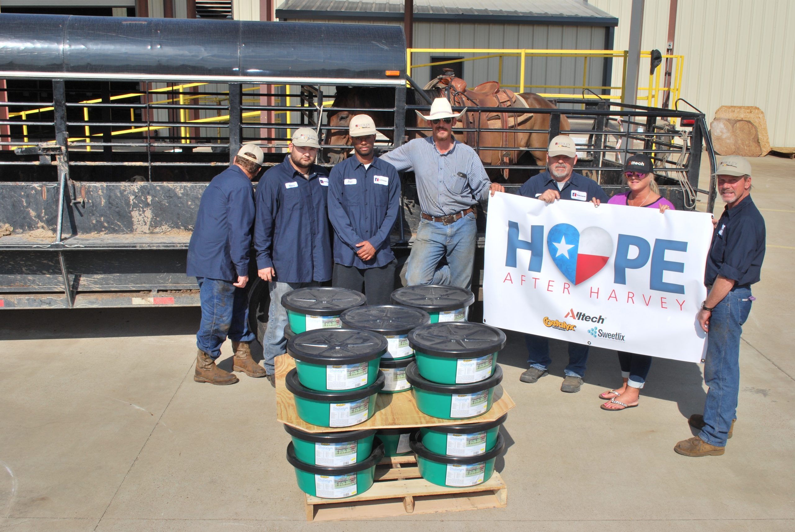 Hope After Harvey effort team from Alltech